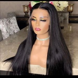 20 inch HD lace Human hair lace front wig..